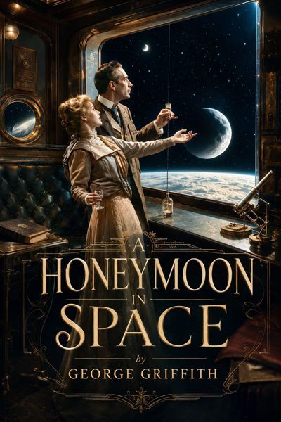 Cover of A Honeymoon in Space by George Griffith