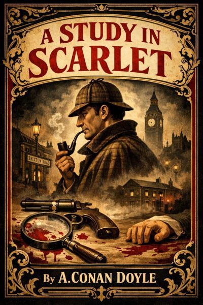 Cover of A Study in Scarlet by Arthur Conan Doyle