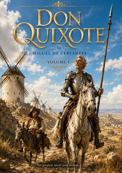 Cover of Don Quixote Volume 1 by Miguel de Cervantes