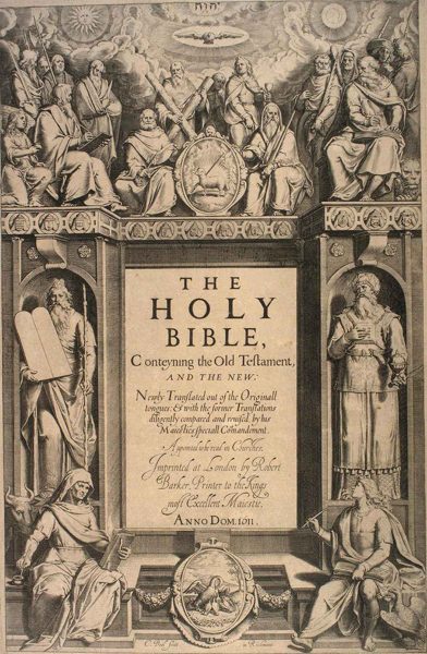 Cover of The King James Version of the Bible by The King James