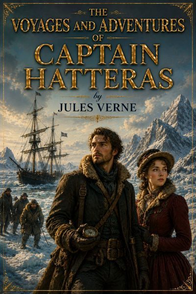 Cover of The Voyages and Adventures of Captain Hatteras by Jules Verne