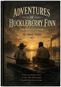 Cover of Adventures of Huckleberry Finn